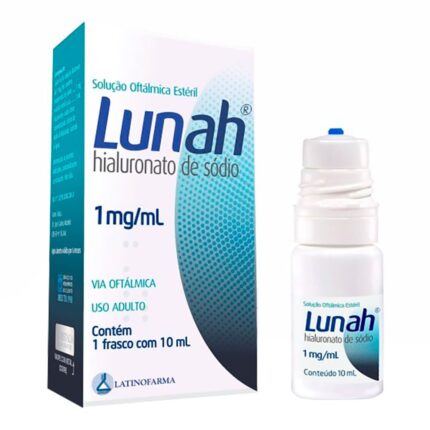 Lunah 1mg/ml Solução Oftálmica Gotas 10ml